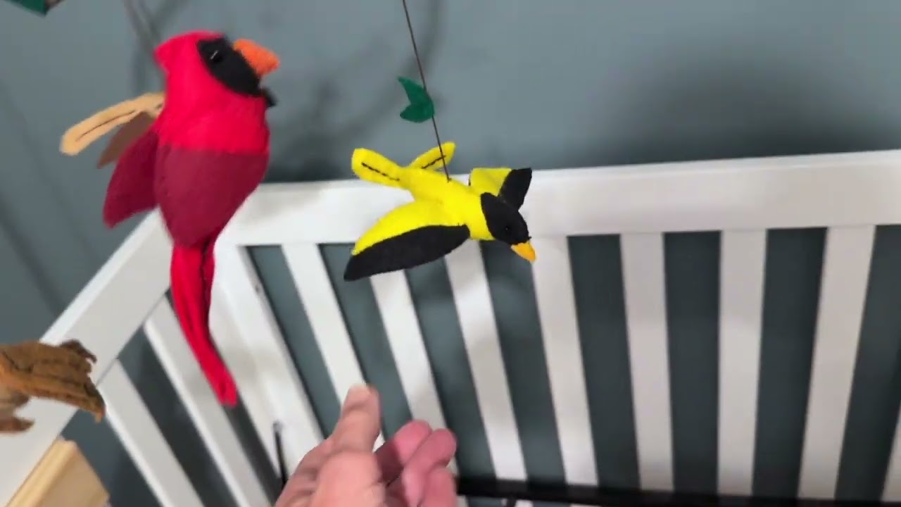 Baby's Jay's Crib Mobile!
