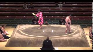 Kumao vs Honda Day 15 Sumo Natsu Basho May 2014