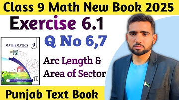 Exercise 6.1 Question Number 6 and 7 Class 9 Math New Book 2025 Chapter 6 Trigonometry PCTB