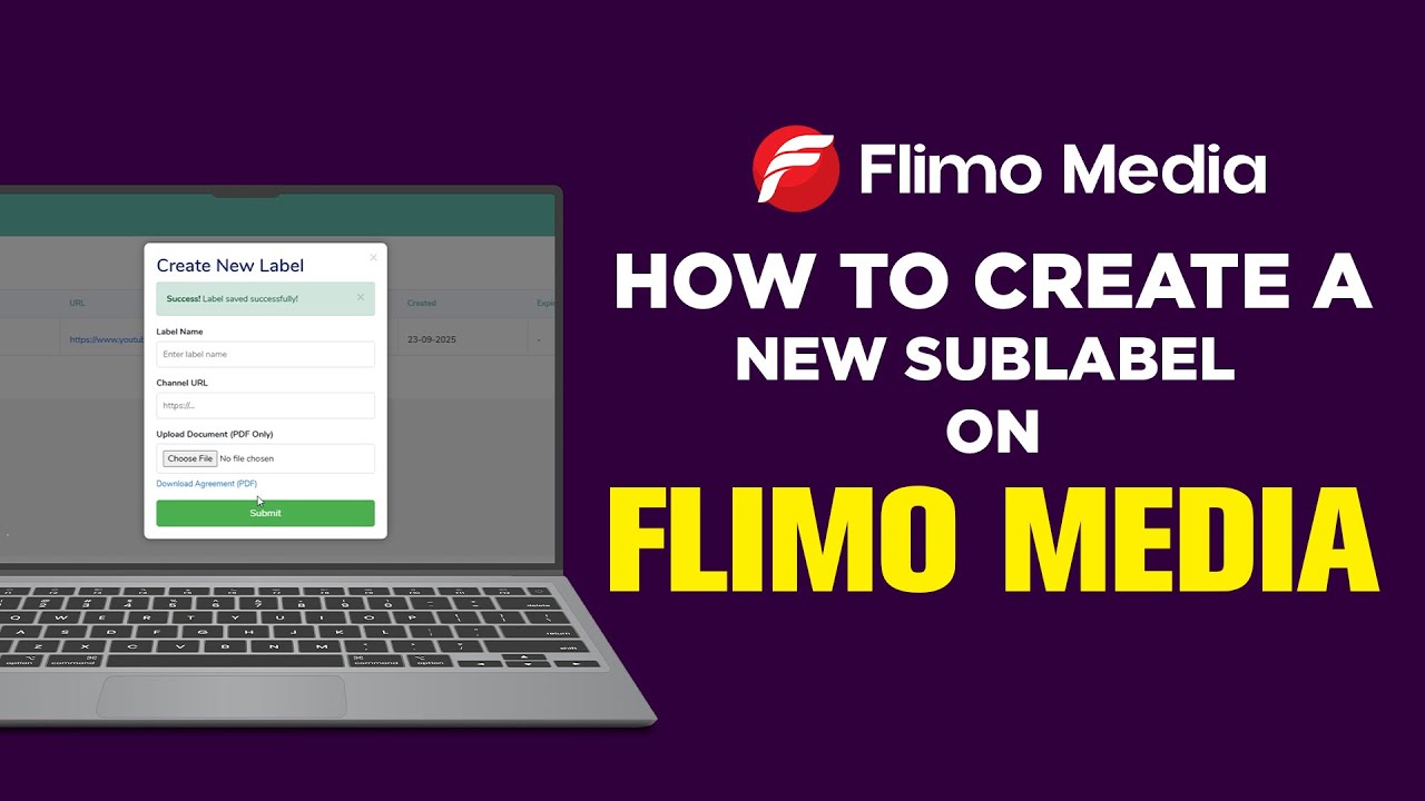 Sublabel How to Create a New Sublabel on Flimo Media | Step by Step Tutorial ...