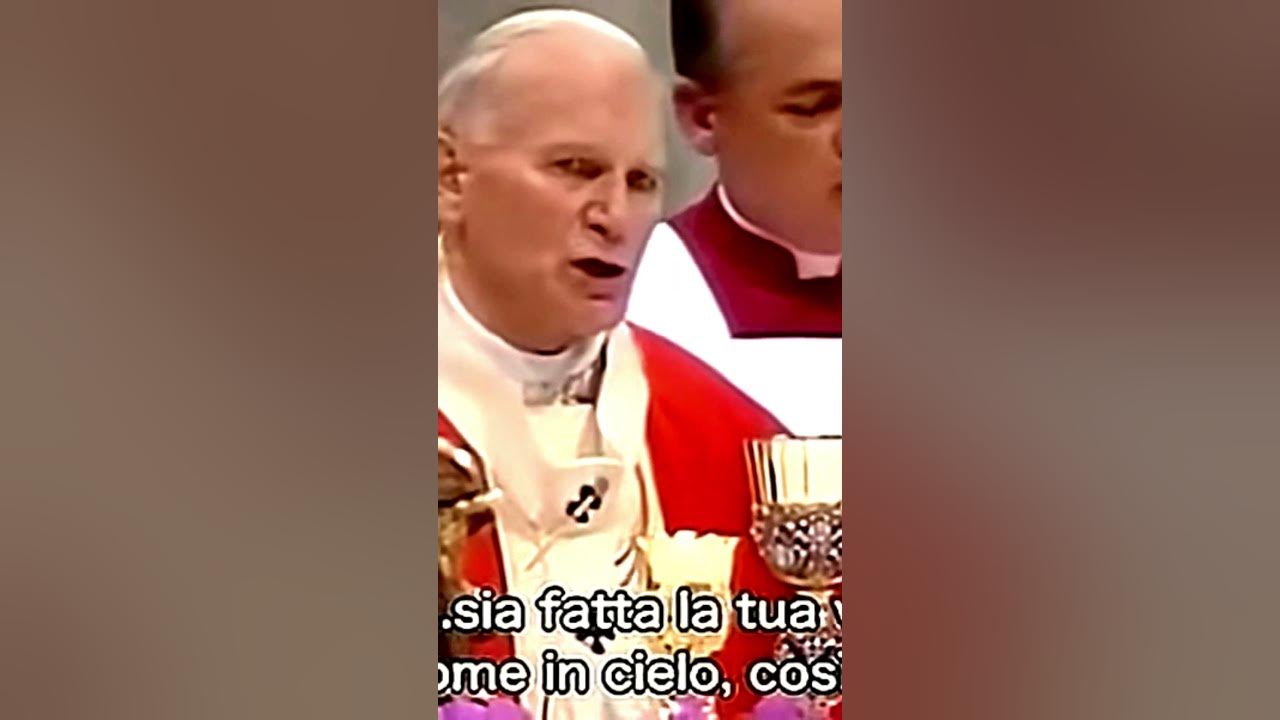 Pope John Paul II Sings Pater Noster (Our Father) Pope John Paul II Sings Pater Noster (Our Father)