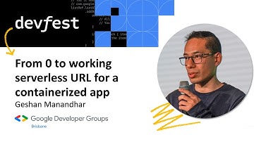 From 0 to working serverless URL for a containerized app