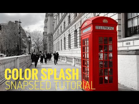 How To Make Color Splash Effect In Snapseed || Snapseed Tutorial