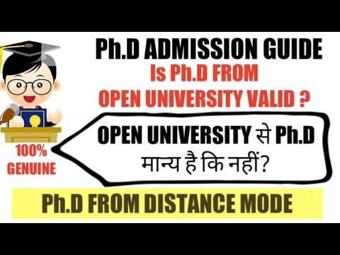 OPEN UNIVERSITY Ph.D || VALID OR NOT IN INDIA ? || #PhD #educationalbyarun