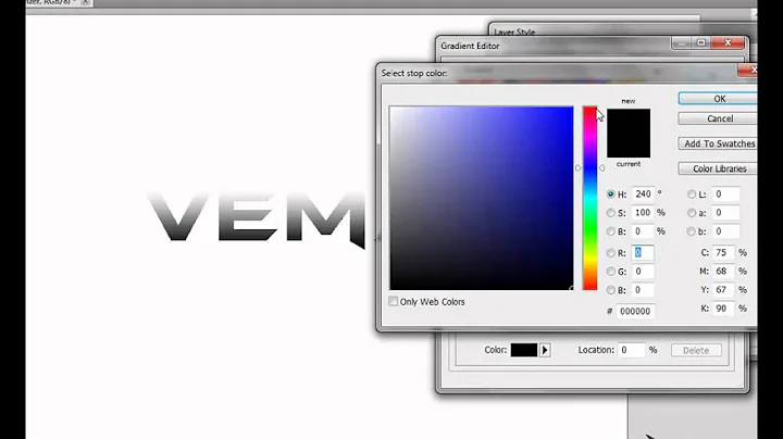 Adobe Photoshop CS5 Text Tutorial