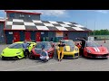 $1,000,000 SUPERCAR RACE! (Ferrari Pista v Mclaren 720s v Lamborghini Performante v Porsche GT2 RS)