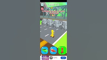 Shape-shifting Funny Race Gameplay Level-116 new hyper casual games #shorts #gameplay #shapeshifting