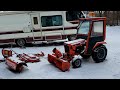 Case 446 Ingersoll ||  PACKAGE DEAL tiller, blower, 60&quot; mower deck, sleeve hitch FACTORY CAB