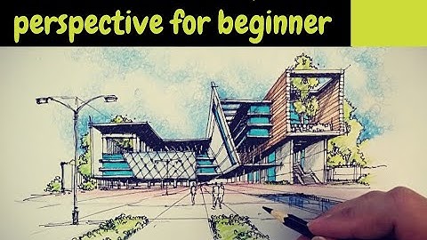 How to draw one point perspective for beginner - SBU Architects