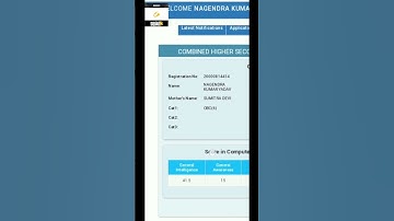 MY SSC CHSL 2021 SCORECARD #nagendrakumaryaday #sscchsl #shorts #ssc #powersquad #motivational