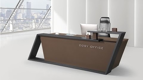 most beautiful reception desk  design