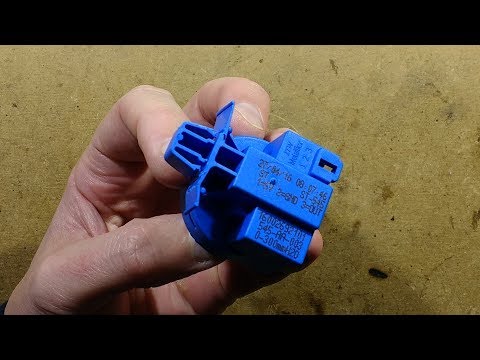 Inside a washing machine water level transducer. (schematic)