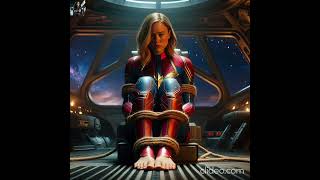 Captain Marvel Defeated And Captured Superheroine In Peril Captain Marvel Defeated And Tied Up
