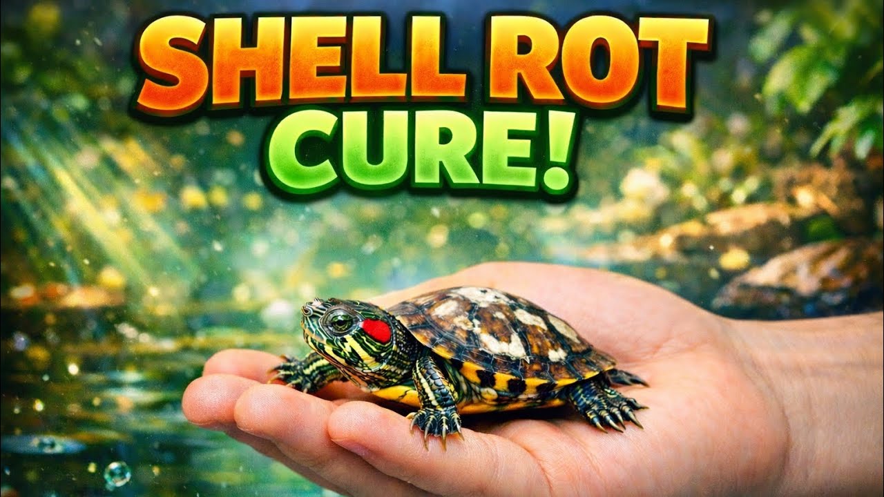 How to cure a red eared sliders shell rot!