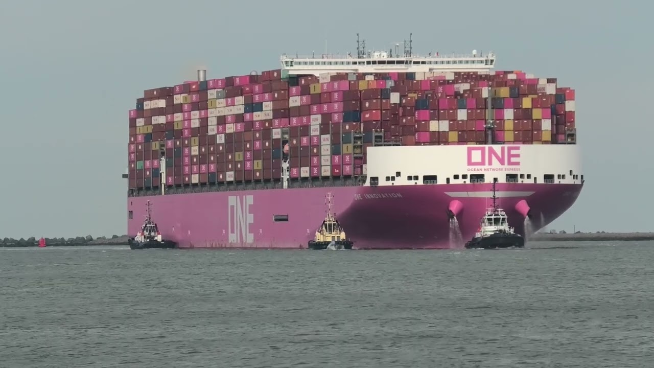 ShipSpotting in Rotterdam, The Netherlands - Part 129 4K