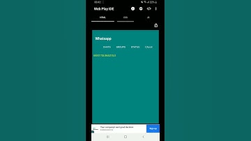 designing WhatsApp,  using Html and css