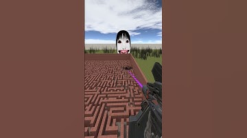 Destroying Yoshie Kimura in Big Maze Nextbot Gmod