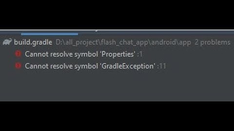 Cannot resolve symbol 