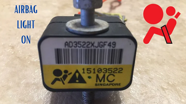 00-06 Chevy/GMC Impact Airbag Sensor Fix | Airbag light on