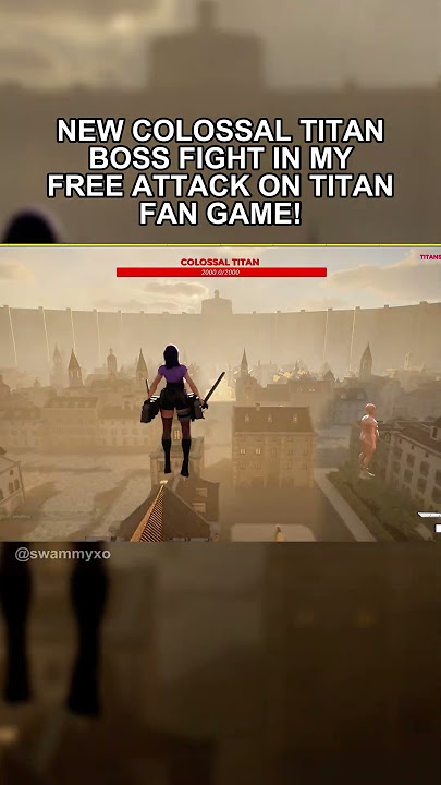 I added the COLOSSAL TITAN to my Attack on Titan Game!