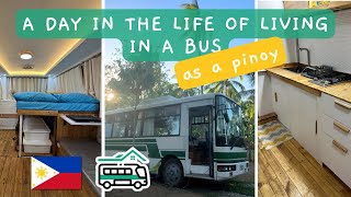 A day in the life of living in a bus (as a pinoy)