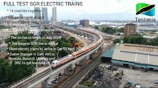 ELECTRIC TRAIN FULL TEST IN TANZANIA, WITH 14 COACHES!