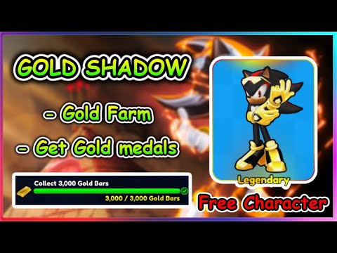 [🏅 GOLD SHADOW 🏅] Roblox Sonic Speed Simulator Script - Gold Farm