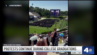 Why students at multiple colleges are walking out at graduation