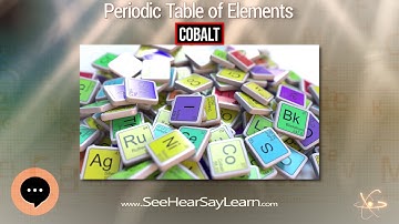 Cobalt 🔬⚛️🔬 Periodic Table of Elements Series 🔬⚛️🔬