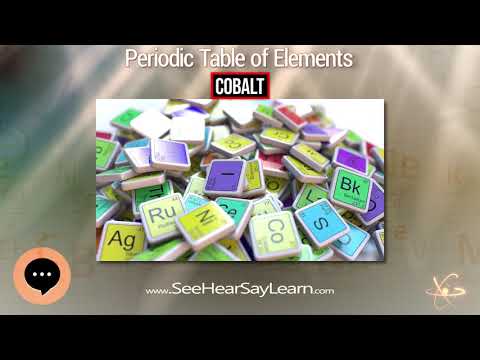 Cobalt 🔬⚛️🔬 Periodic Table of Elements Series 🔬⚛️🔬
