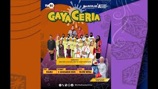 Download Lagu GAYA CERIA  - RABU, 03 DESEMBER 2025 MP3