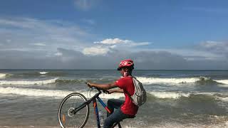 cycle ride🚲#kozikode beach(team kalapila)
