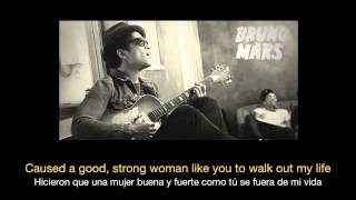 Bruno Mars - When I Was Your Man HD (Sub español - ingles)