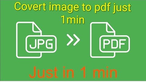 #How to Convert Image to PDF, Word to PDF & PDF to Image PDF to JPG in 1 Minute