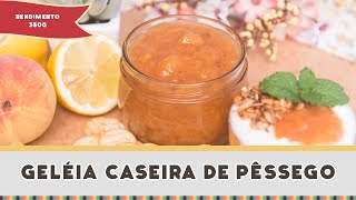 Como Fazer Geleia de Pêssego Low Carb Fácil 