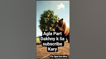 The story of pigeon and the monkey plant a mango tree and then eat it happily 😭 #ai #pigeon #monkey