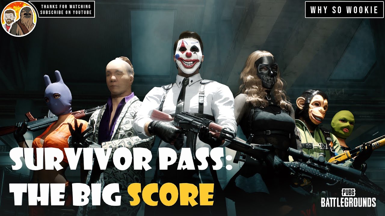 NEW PUBG SURVIVOR PASS THE BIG SCORE SKINS OVERVIEW