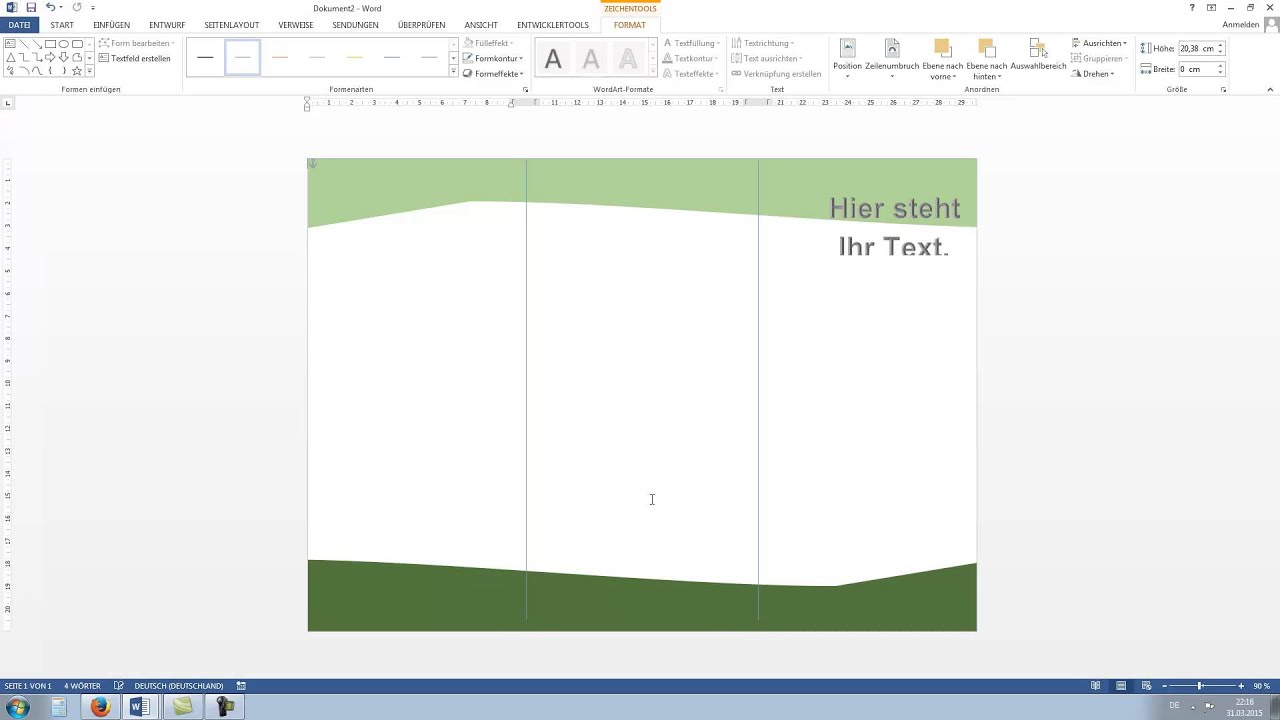 Flyer Erstellen In Word 2010 2013 Hd Tutorial German Deutsch Youtube