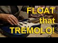 Setting a 6-screw tremolo to float: a simple, consistent method *read description for step-by-step