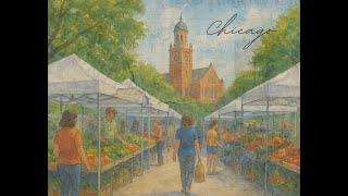 Travel Postcard Logan Square Farmers Market U0026 Nightlife