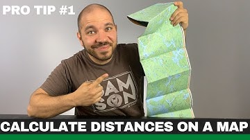 Measuring distances on a map for beginner| calculate a route | Pro tips