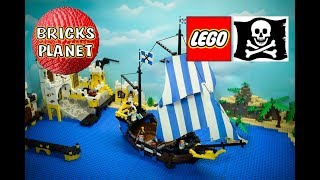 LEGO Pirates 6274 The Caribbean Clipper - Stop Motion Review