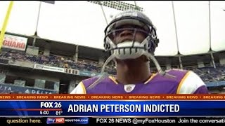 Vikings star RB Adrian Peterson indicted in child injury case