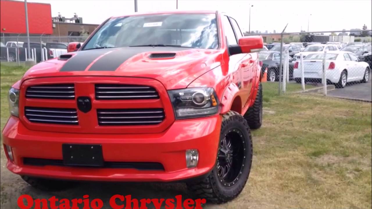 2016 RAM 1500 SPORT Walkaround | Ontario Chrysler - YouTube