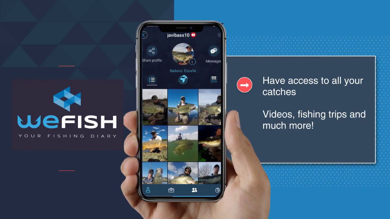 WeFish - Best app for fishing - YouTube