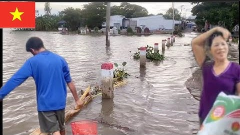 Ontdek de overstromingswaterroute vanuit Hamlet 3 Vinh Hoi Dong Lees Langs de Chau Doc-rivier Deel 2