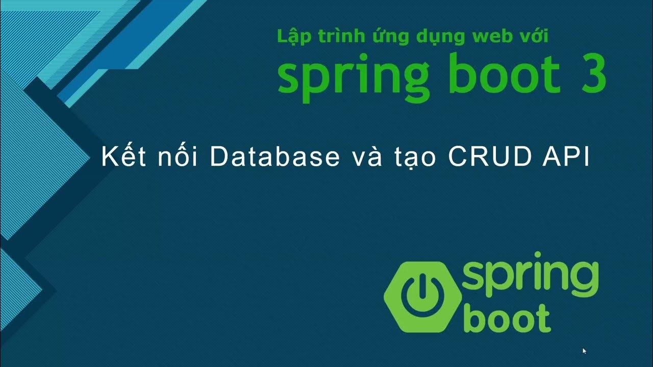 Kh a h c java spring boot 3 2 k t n i database v i spring jpa v t o