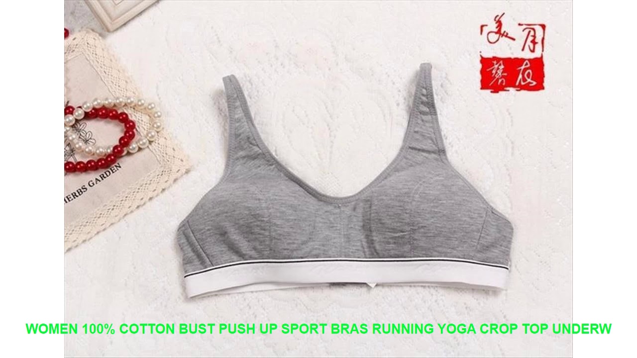 sports bra 100 cotton