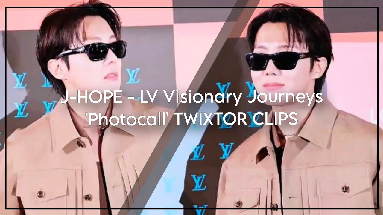 J-HOPE - LV VISIONARY JOURNEYS 'PHOTOCALL' TWIXTOR CLIPS FOR EDITS #junghoseok #btsjhope #twixtor 