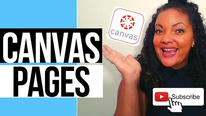 CANVAS PAGES Tutorial | Canvas LMS for beginners